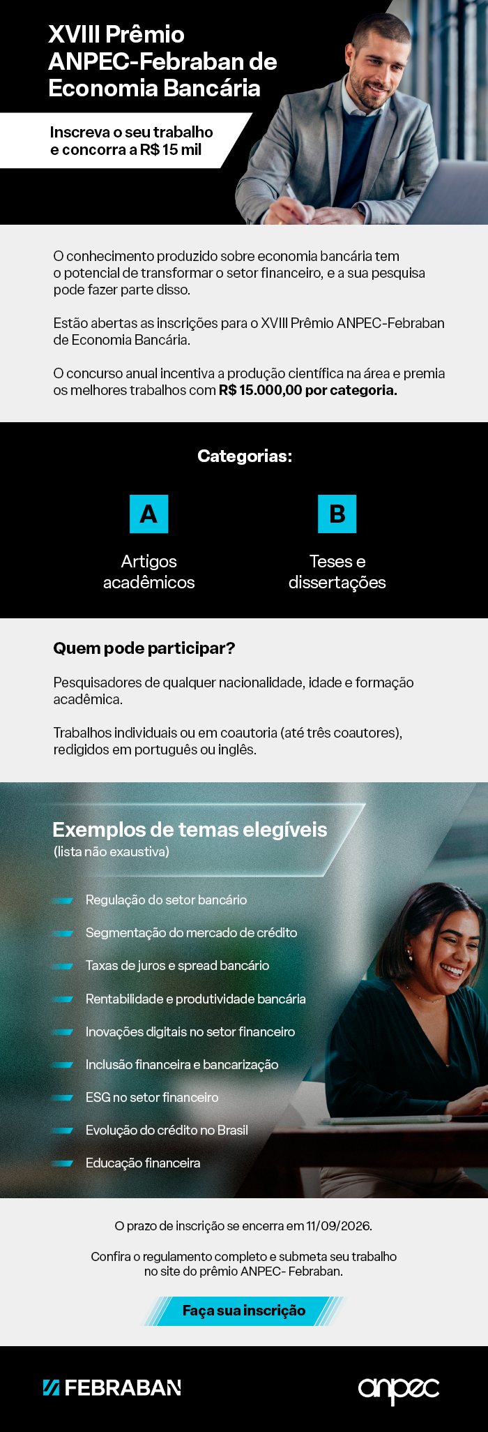Pr&ecirc;mio Anpec-Febraban 2026